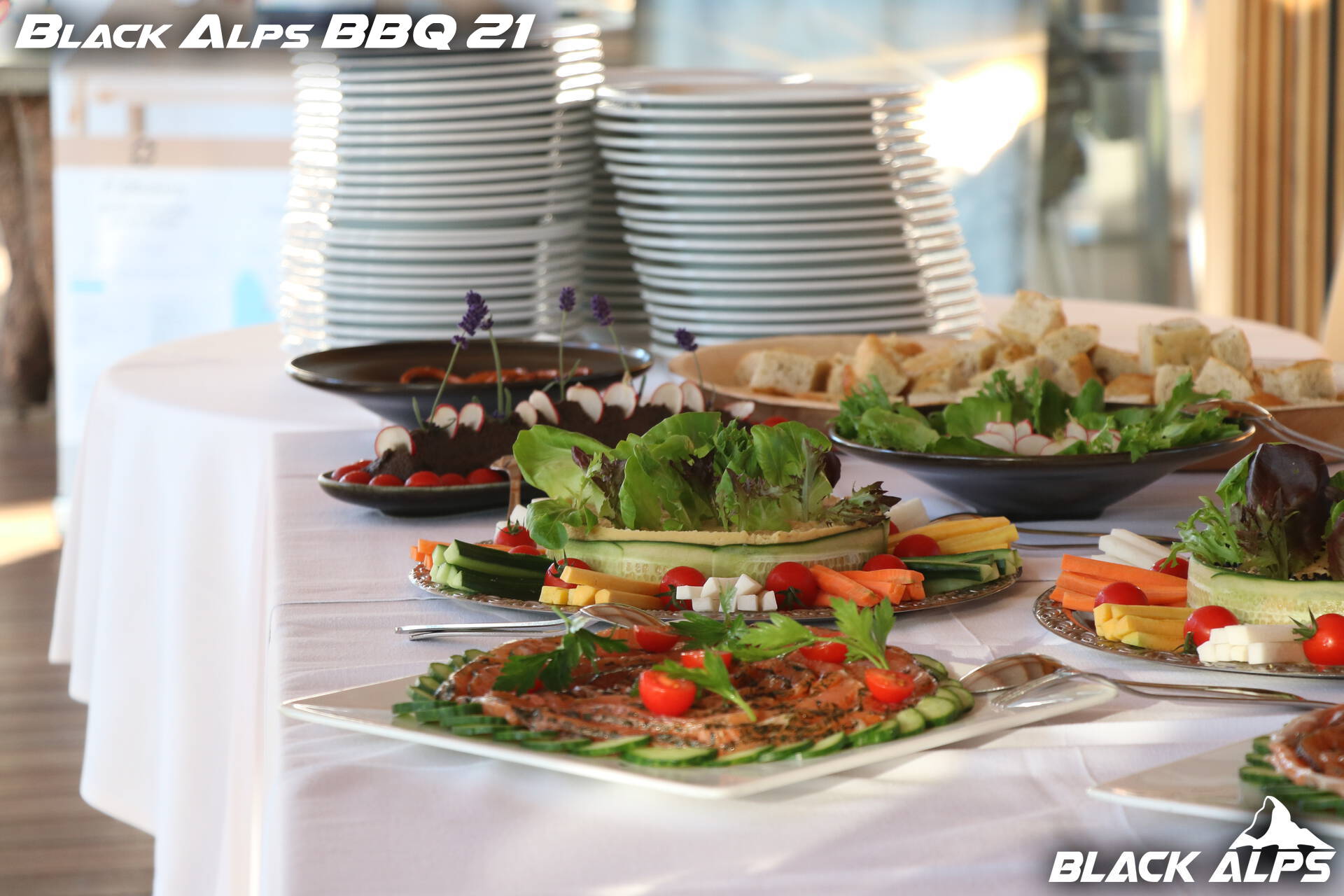 BBQ grilling food at the event