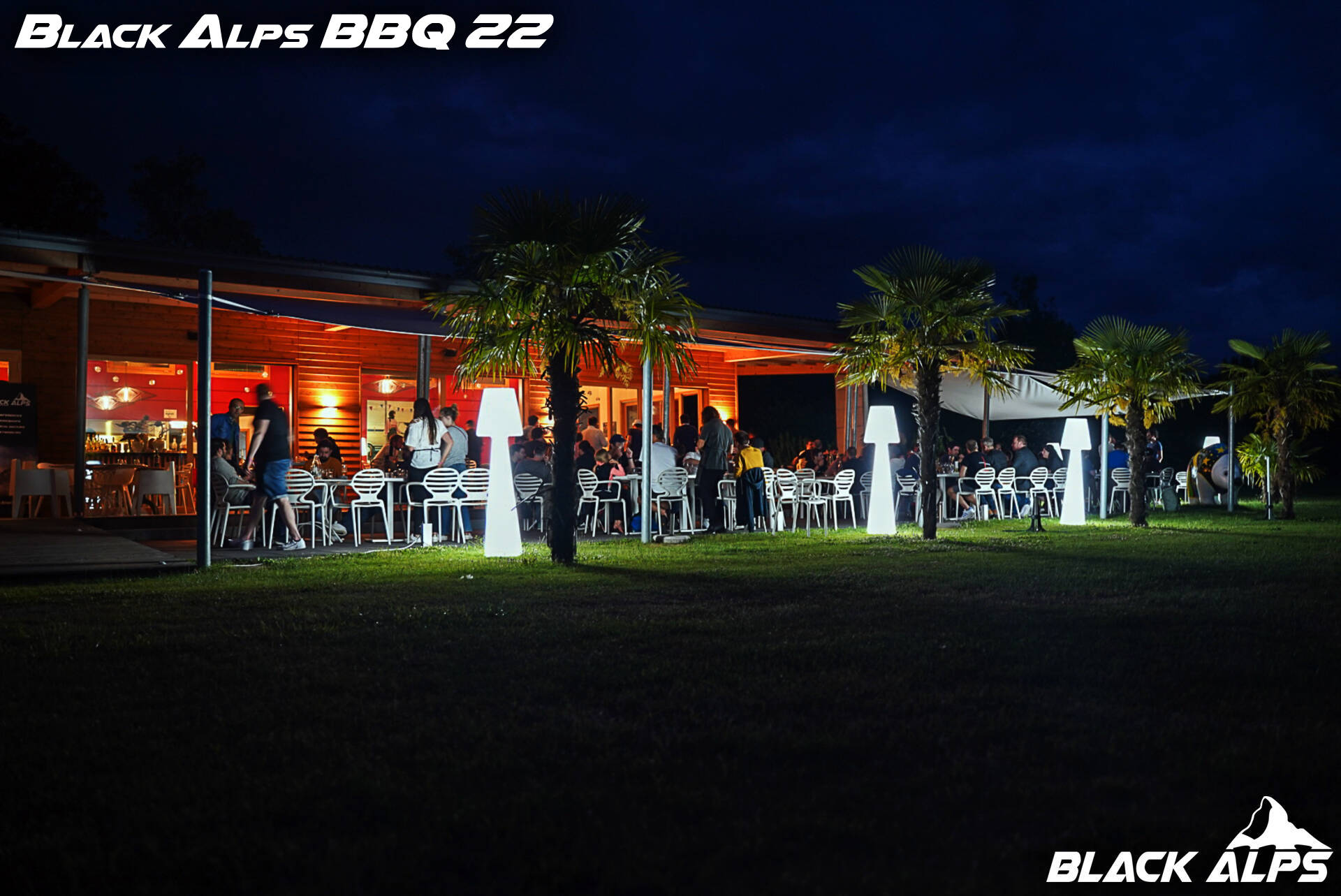 Black Alps BBQ 2022 evening networking and outdoor dining