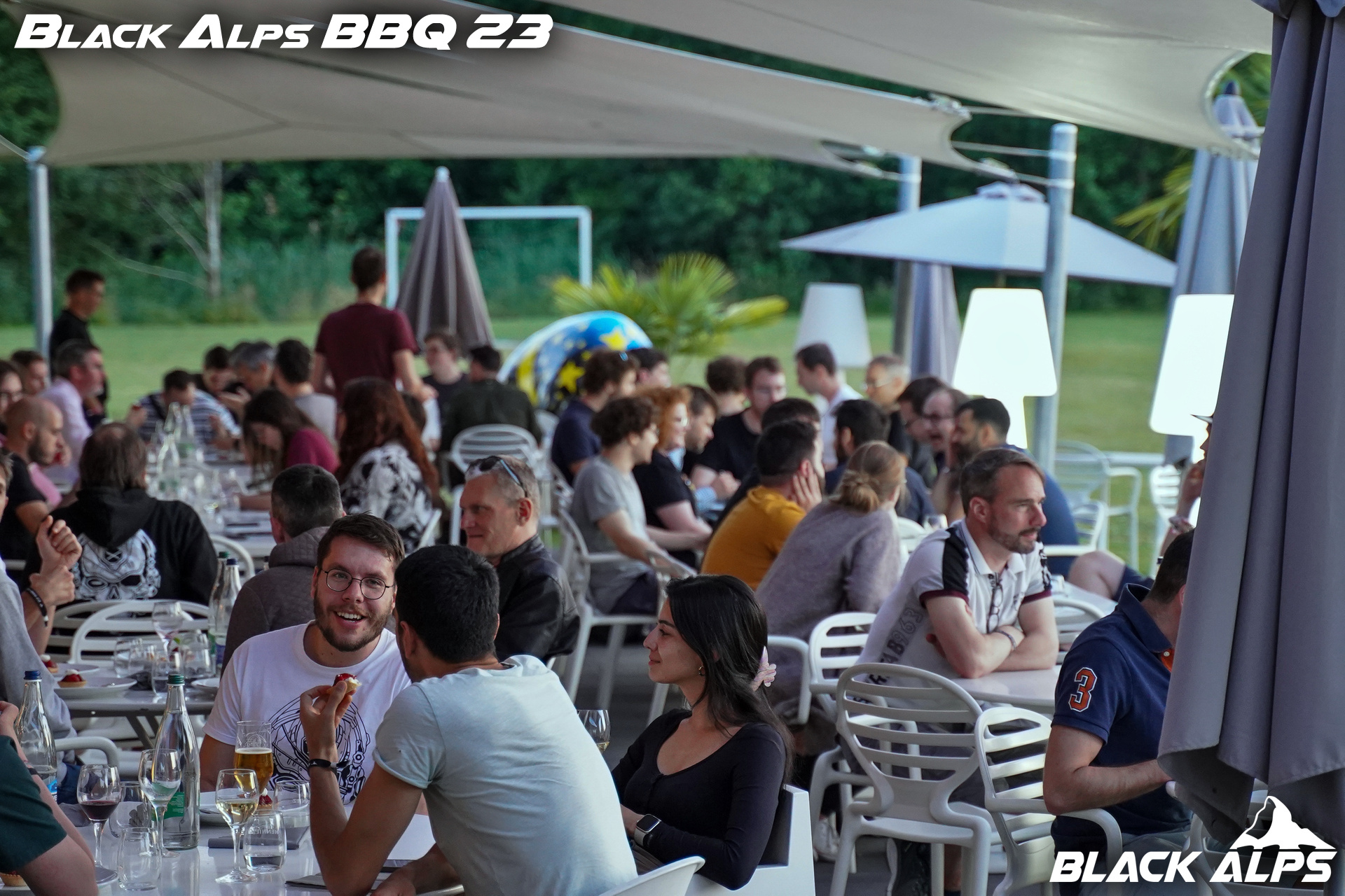 Black Alps BBQ 2023 evening networking and dinner